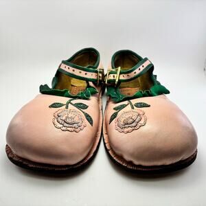 WAYNE & MARTY SCOTT Professional Vintage Custom Womens Pink Clown Shoes Size 7-8